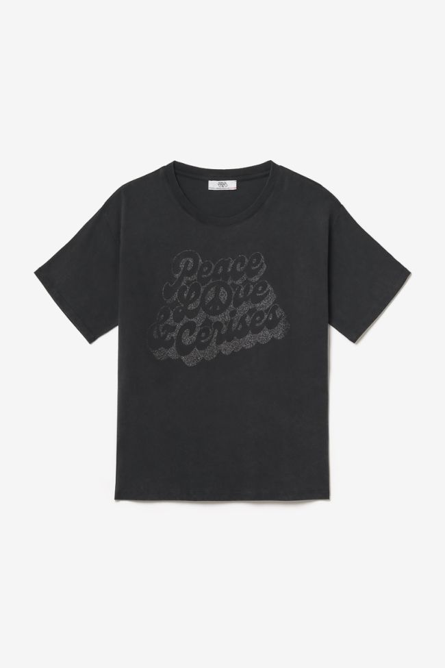 T-Shirt Cassio in schwarz