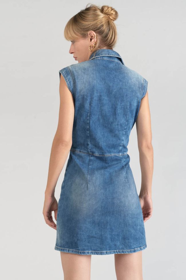 Kleid Diderot aus blauem Jeansstoff