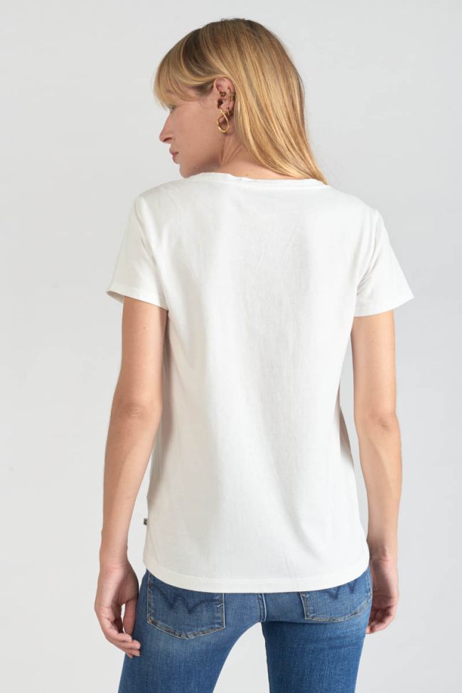 T-Shirt Savana in weiß mit Druck