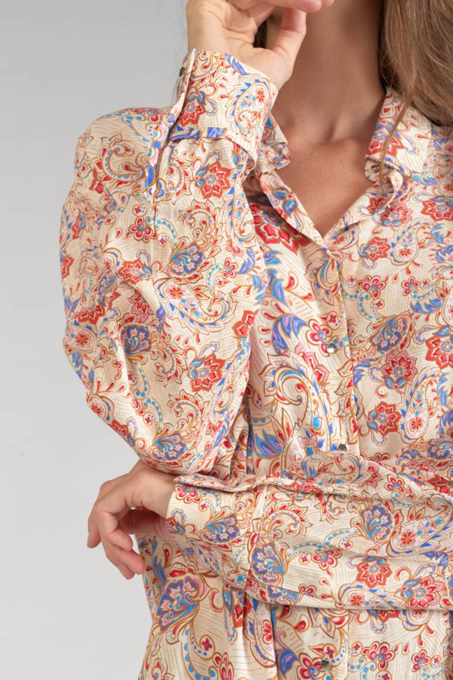 Hemdblusenkleid Tita mit Paisley-Muster