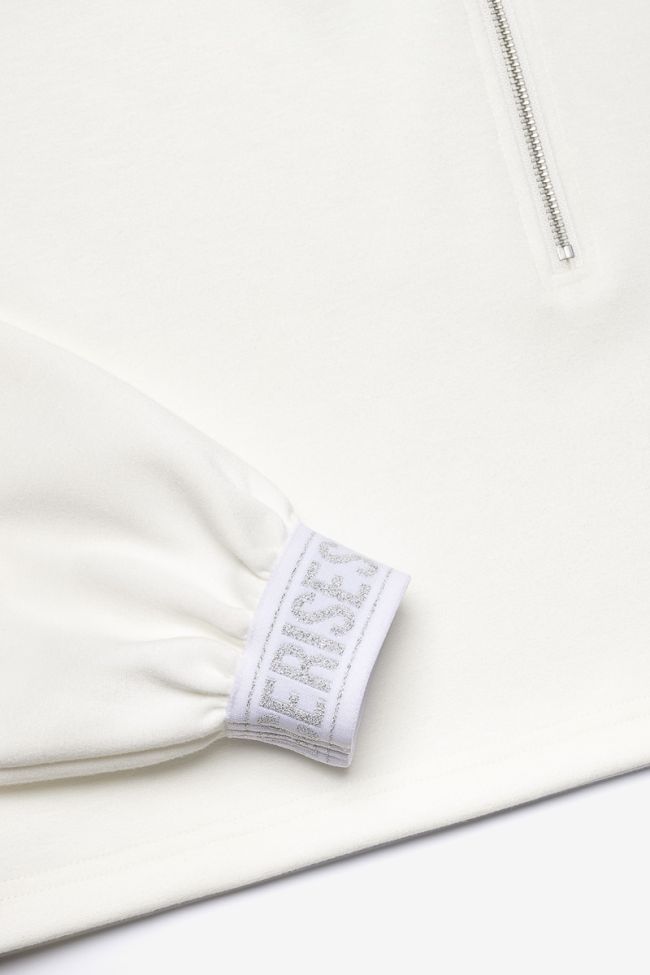 Kurzes Sweatshirt Elasgi in weiß