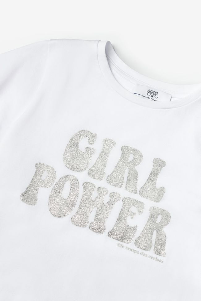 T-Shirt Powergi in weiß