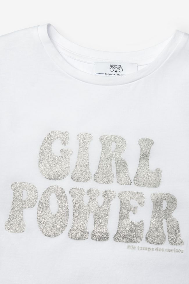 T-Shirt Powergi in weiß