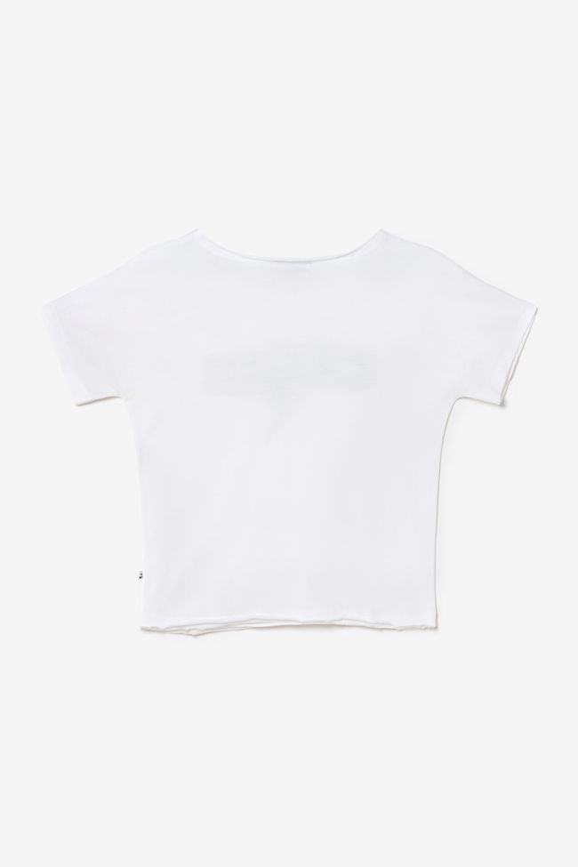 T-Shirt Rokigi in weiß bedruckt