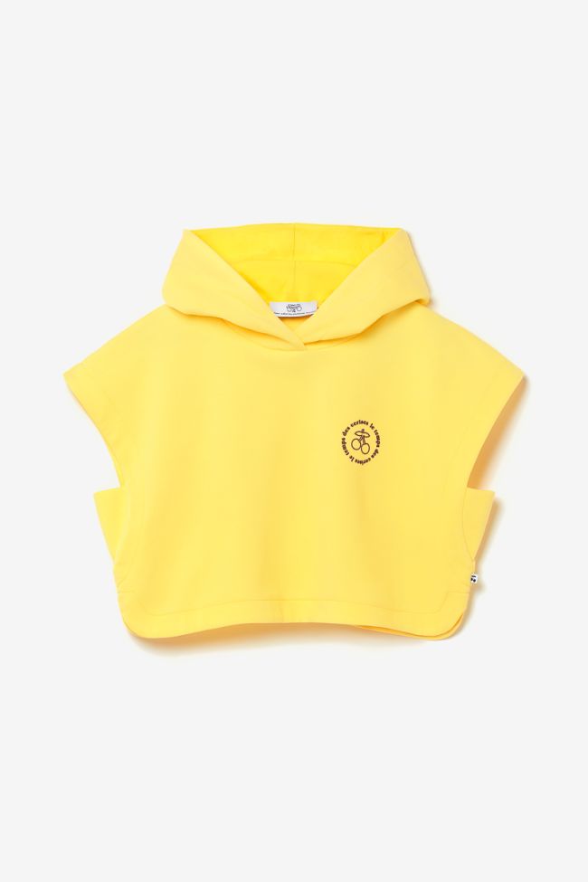 Kurzes Sweatshirt Shergi in gelb