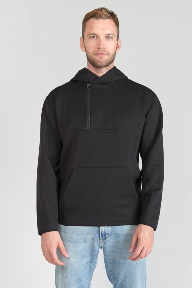 Sweatshirt Provis mit Kapuze in schwarz
