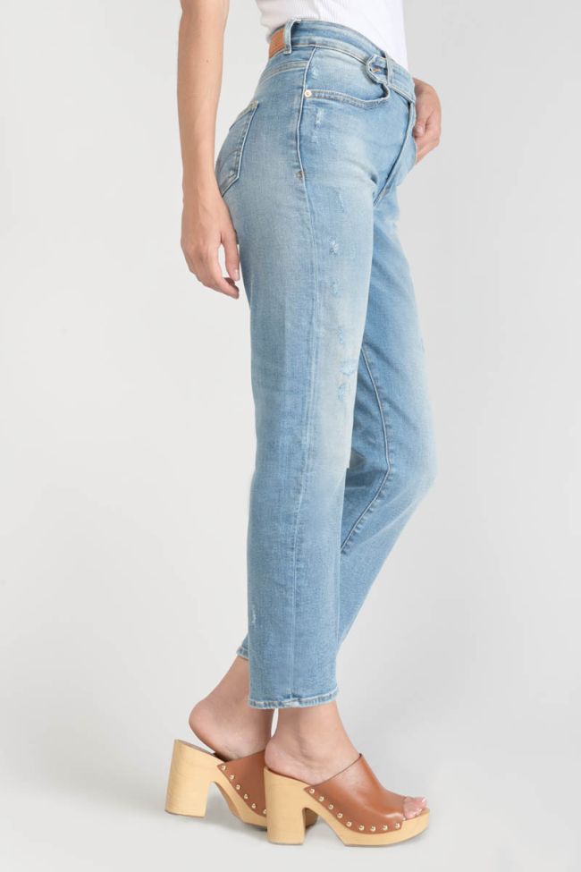 Basic 400/17 mom high waist 7/8 jeans destroy blau Nr.4