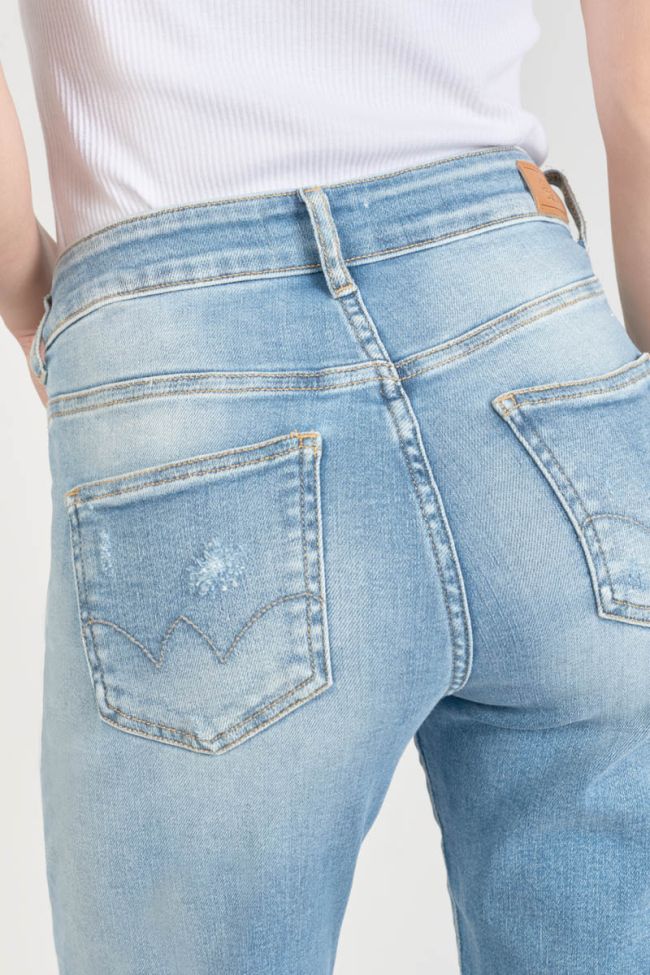 Basic 400/17 mom high waist 7/8 jeans destroy blau Nr.4