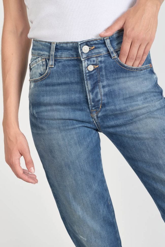 Luxe 400/19 mom high waist jeans destroy blau Nr.2