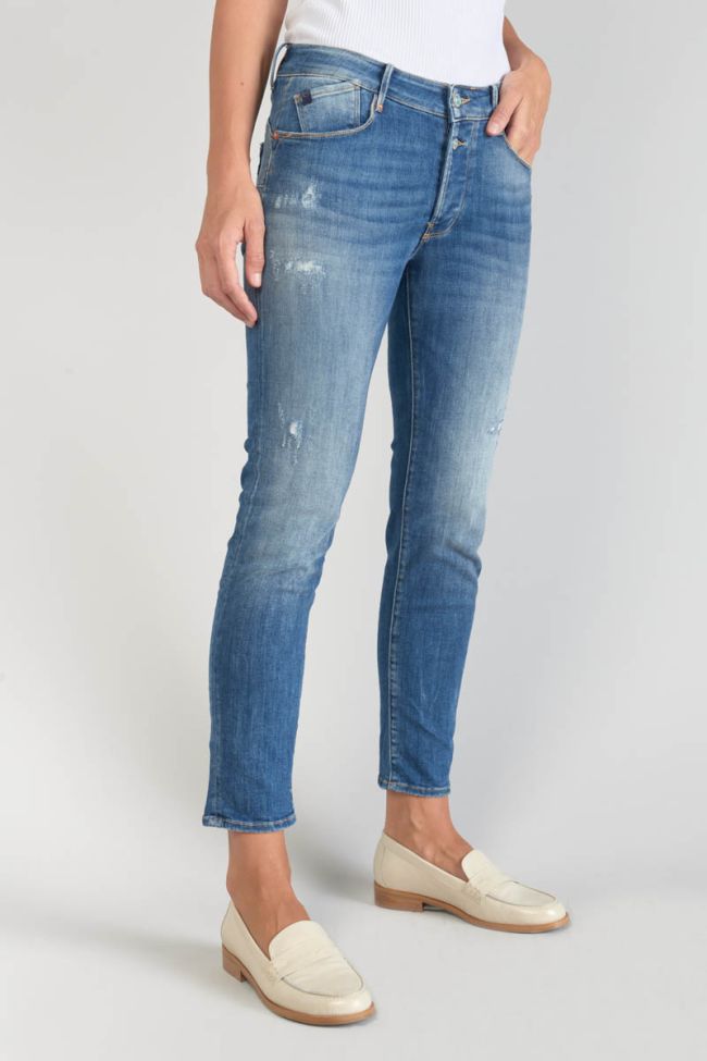 Anil pulp slim high waist 7/8 jeans destroy blau Nr.3