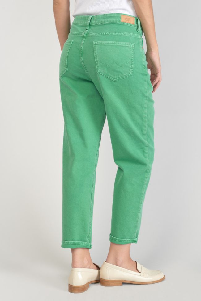 Cosy boyfit 7/8 jeans in mintgrün