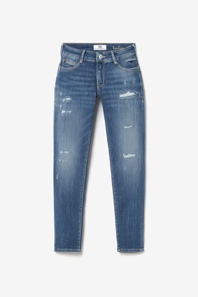 Etoc pulp slim 7/8 jeans destroy blau Nr.2