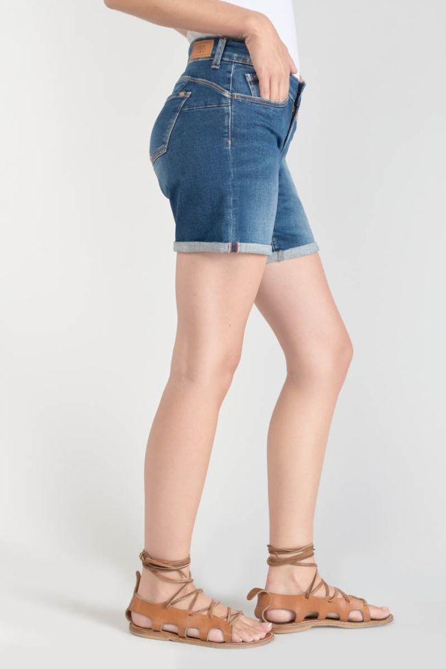 Shorts Paola aus blauem Jeansstoff