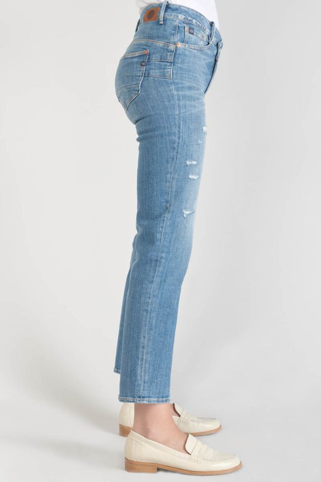 Zep pulp slim high waist 7/8 jeans destroy blau Nr.4