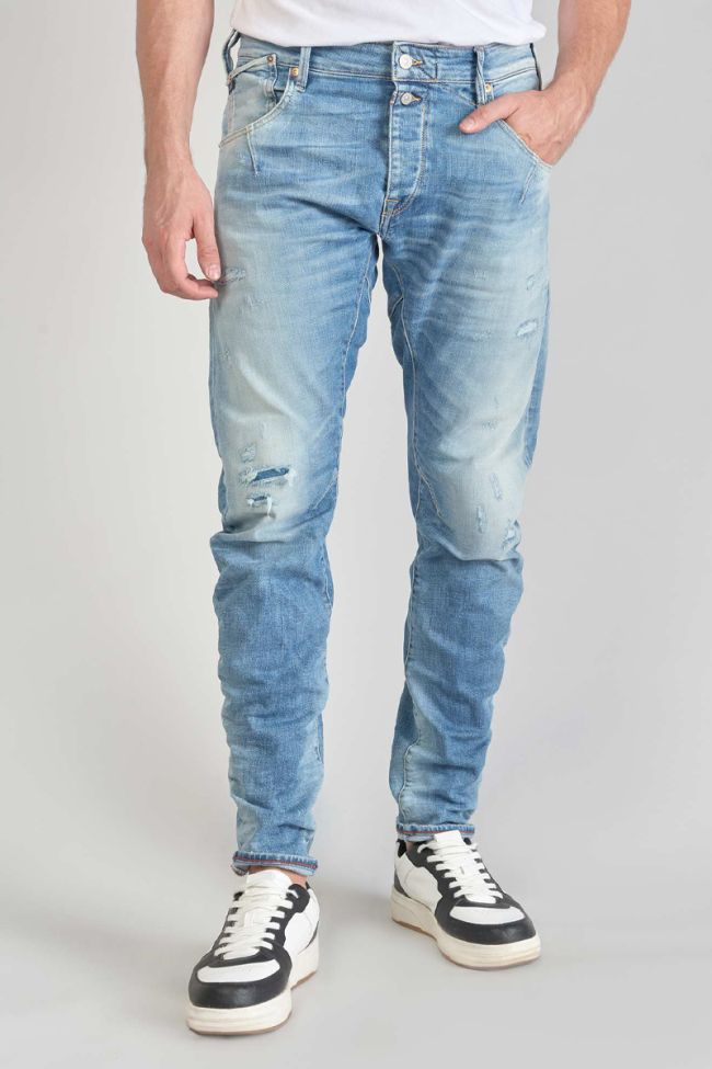 Alost 900/03 tapered twisted jeans destroy blau Nr.4