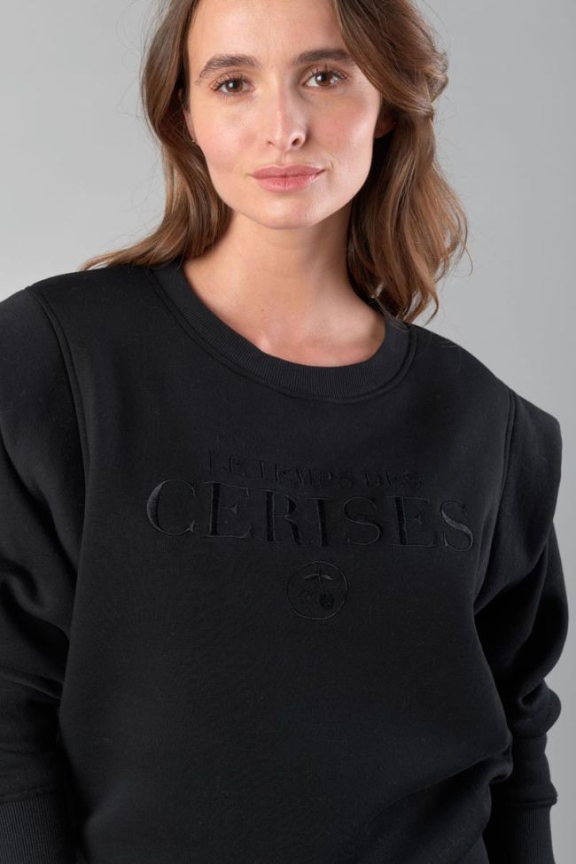 Sweatshirt Claudia in schwarz