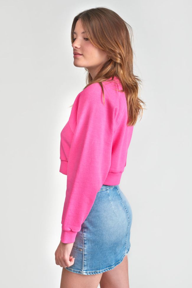 Kapuzen-sweatshirt Tyragi in rosa