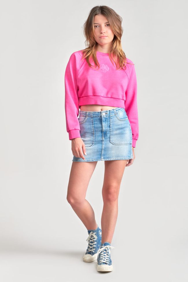 Kapuzen-sweatshirt Tyragi in rosa