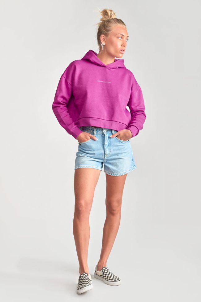 Sweatshirt Volvagi in violett