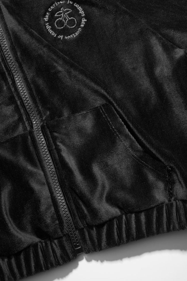 Kapuzen-sweatshirt Zildagi in schwarz