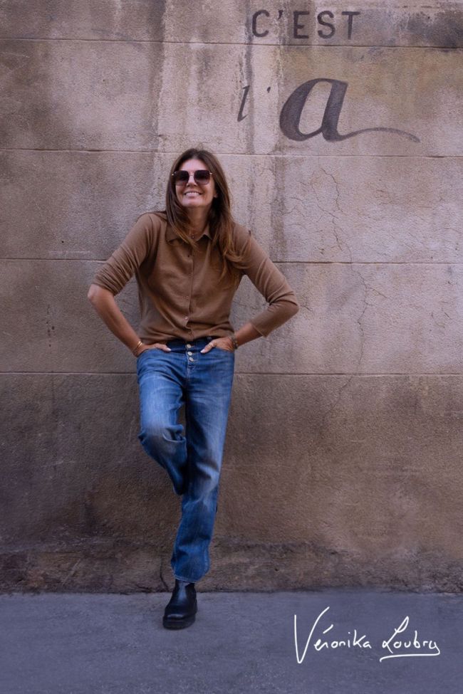 James 400/60 girlfriend by Véronika Loubry Jeans mit hoher Taille blau Nr. 3