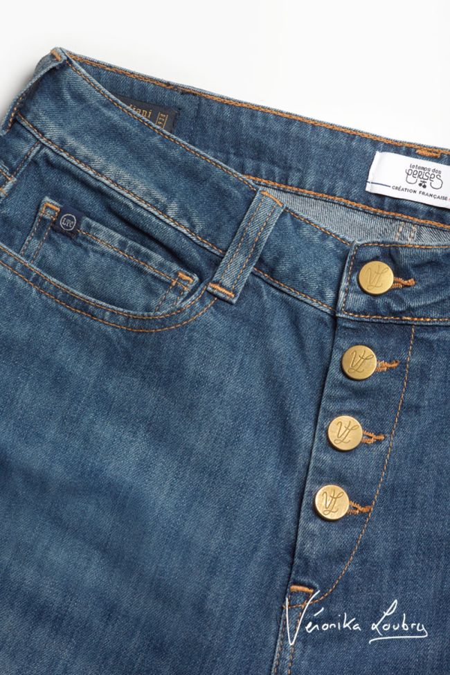 James 400/60 girlfriend by Véronika Loubry Jeans mit hoher Taille blau Nr. 3