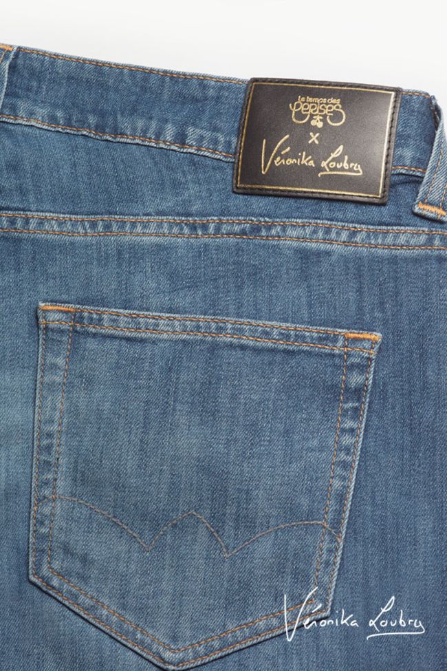 James 400/60 girlfriend by Véronika Loubry Jeans mit hoher Taille blau Nr. 3