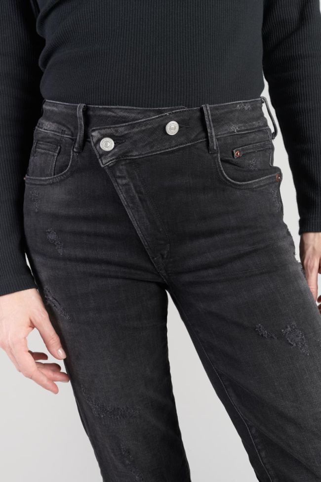 Zep pulp high waist 7/8 jeans destroy schwarz Nr.1