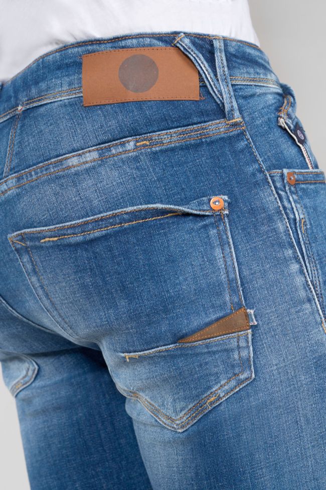 Basic 600/17 adjusted jeans destroy blau Nr.3