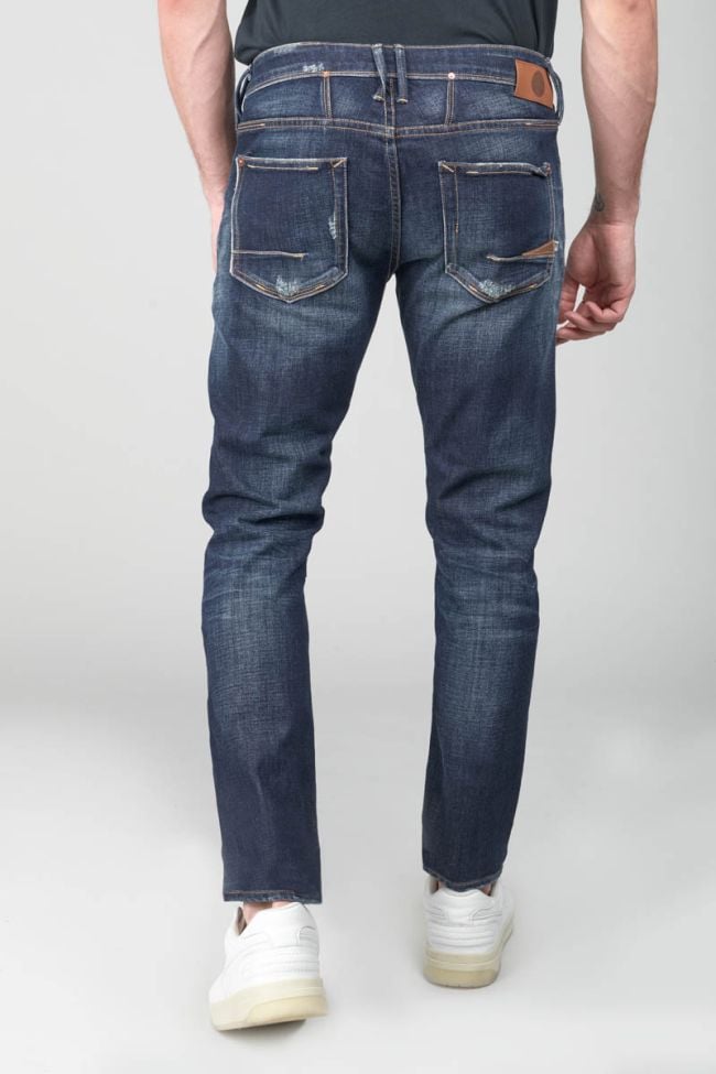 Basic 600/17 adjusted jeans destroy blau Nr.1