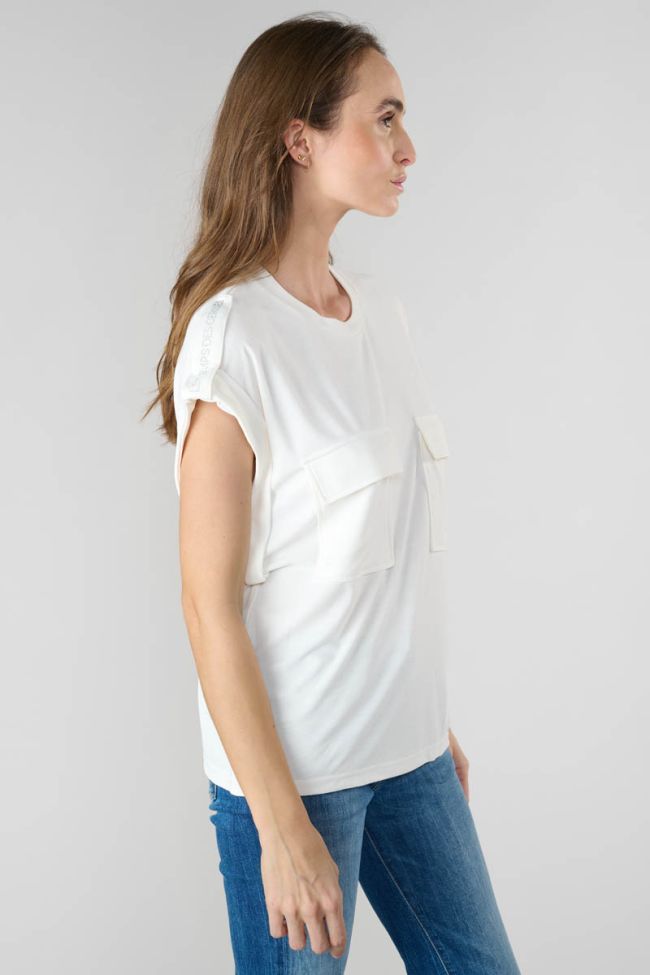 T-shirt Freesia in weiß