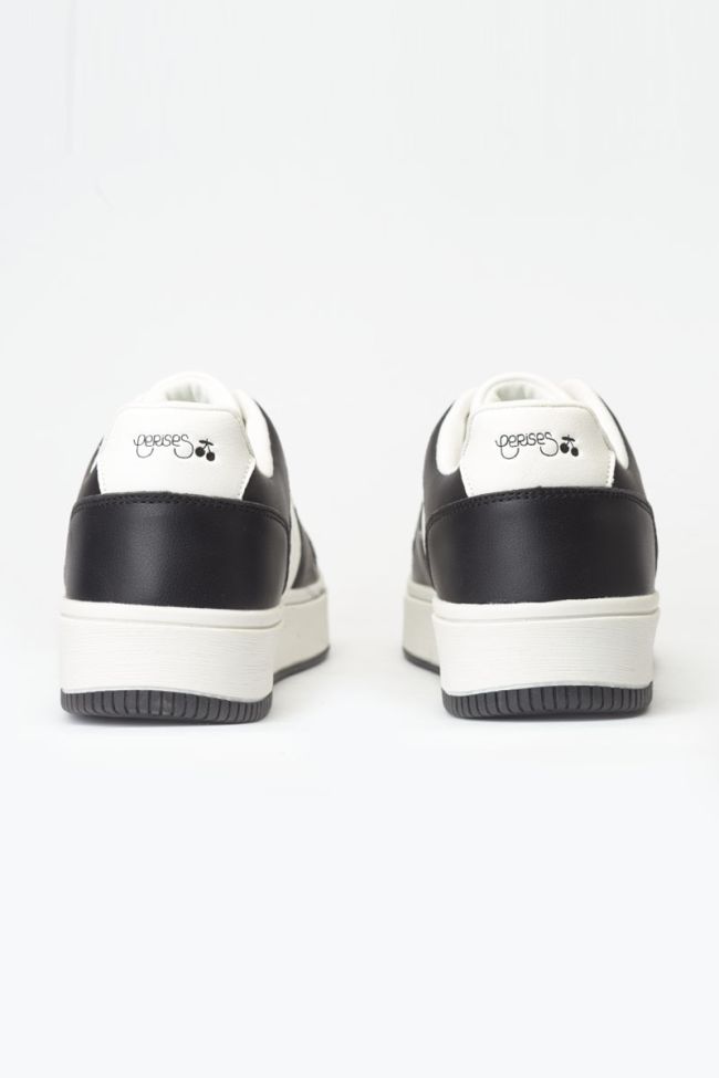 Weiße und schwarze Marly Sneakers