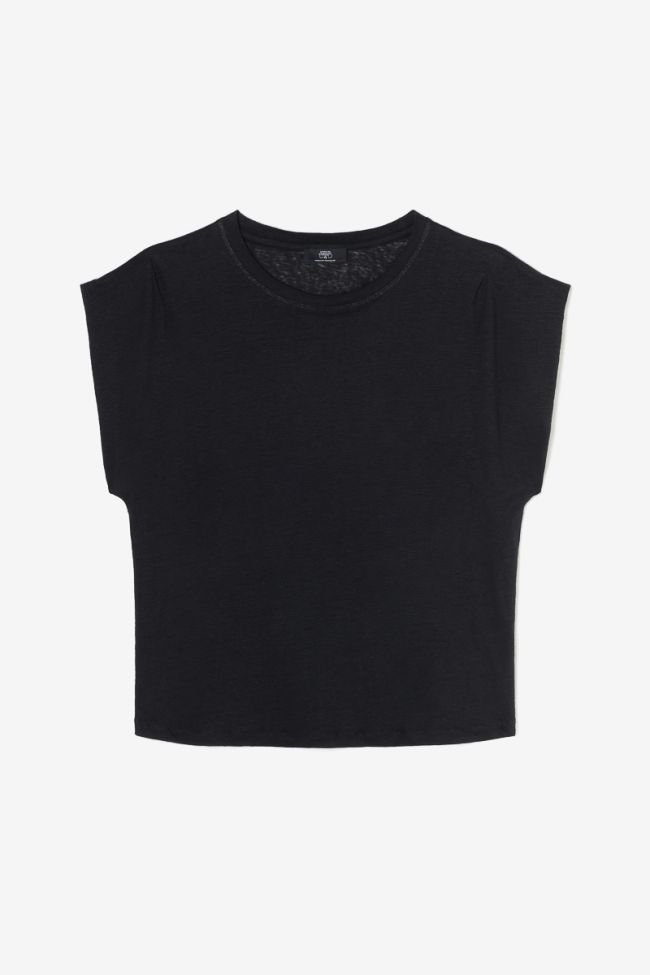 T-shirt Muflier in schwarz