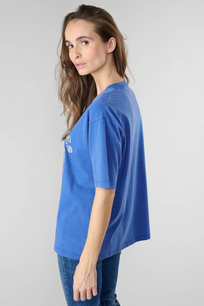 T-shirt Riley in blau