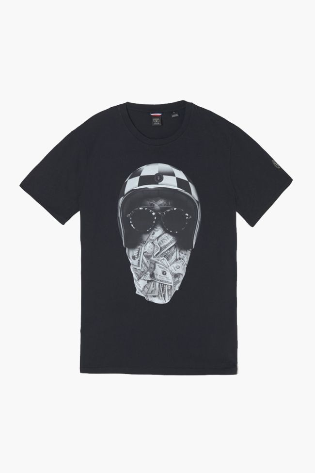 T-shirt Peralta in schwarz