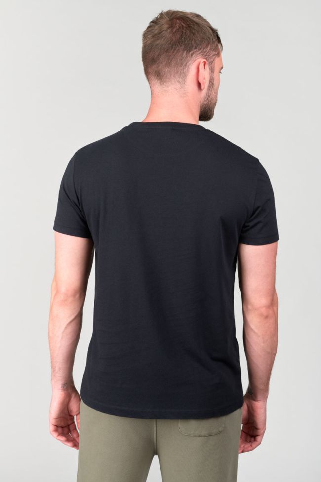 T-shirt Wells in schwarz