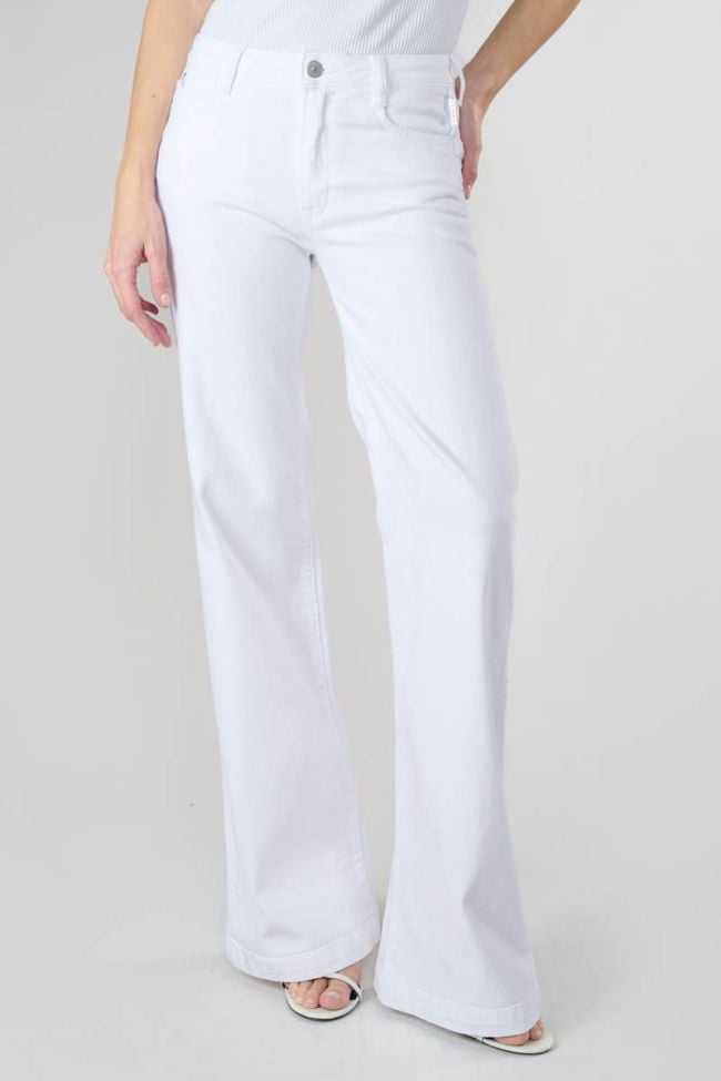 Maes pulp flare high waist jeans weiß 
