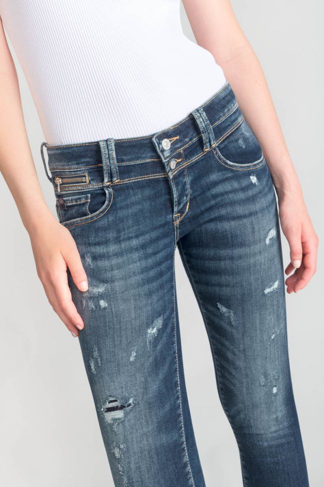 Snap pulp slim 7/8 jeans destroy blau Nr.3