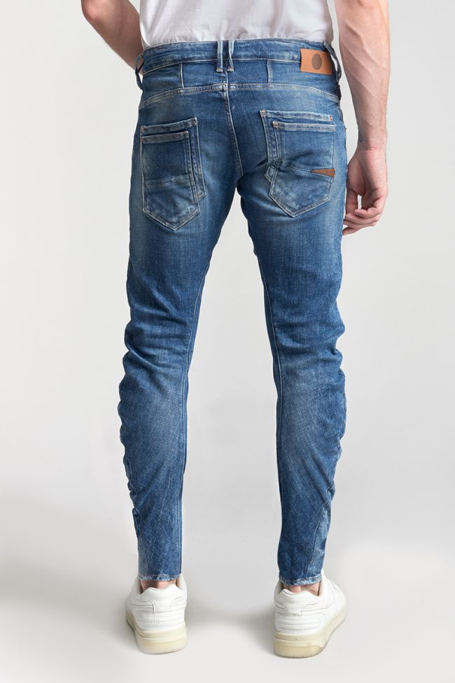 Locarn 900/03 tapered twisted jeans destroy blau Nr.3