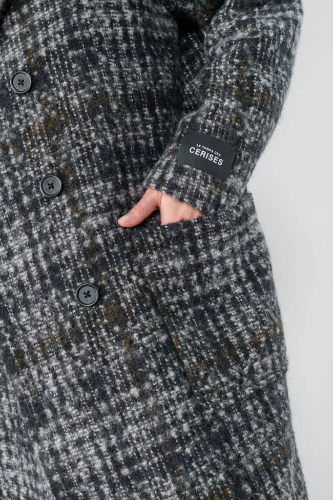 Mantel Aklys in schwarz