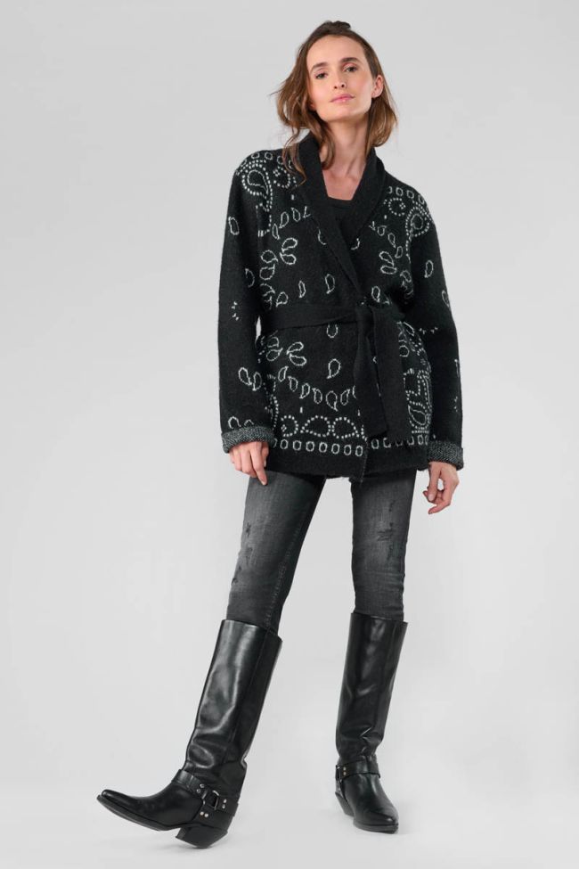 Cardigan Bao in schwarz