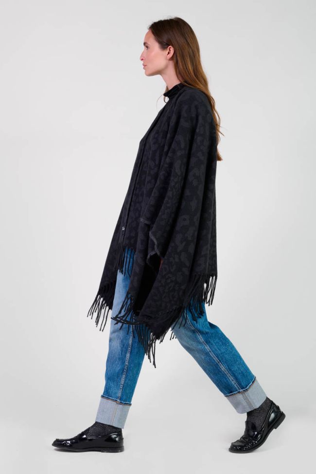 Poncho Carzola in schwarz