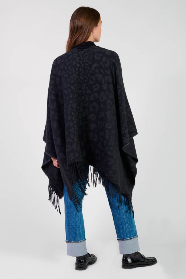 Poncho Carzola in schwarz