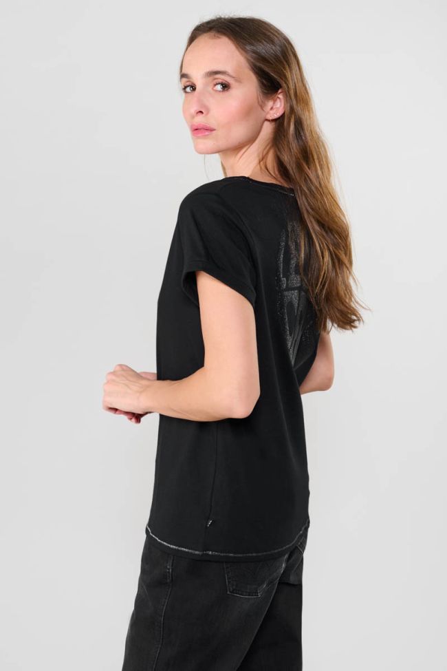 T-shirt Digori in schwarz
