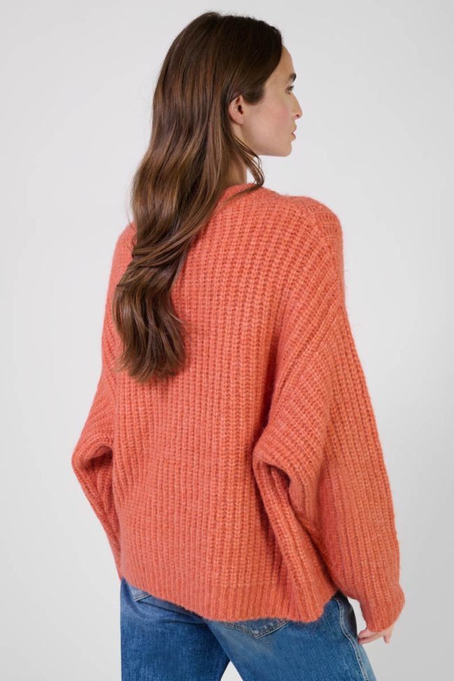 Pullover Flower in rot