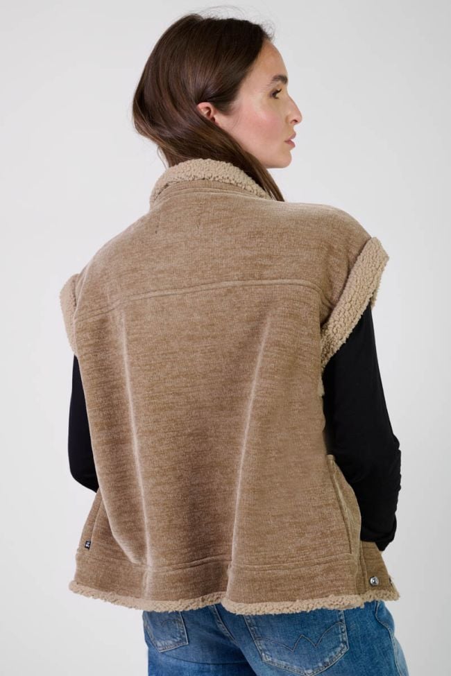 Ärmellose jacke Fuji in grau