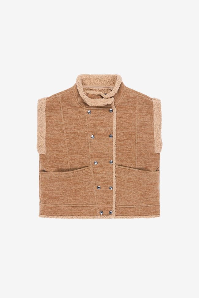 Ärmellose jacke Fuji in grau