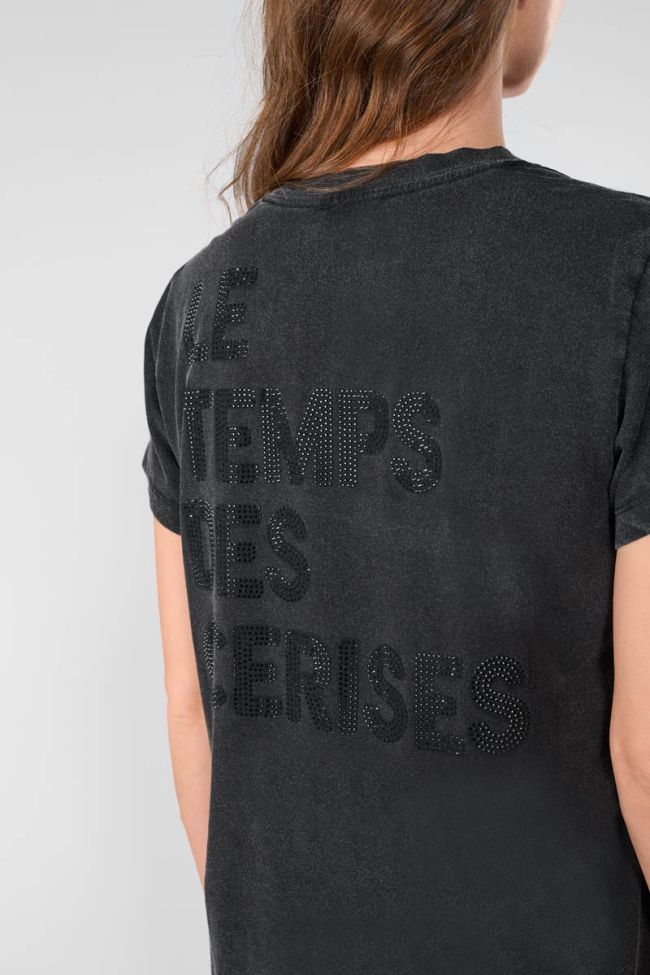 T-shirt Hagri in schwarz