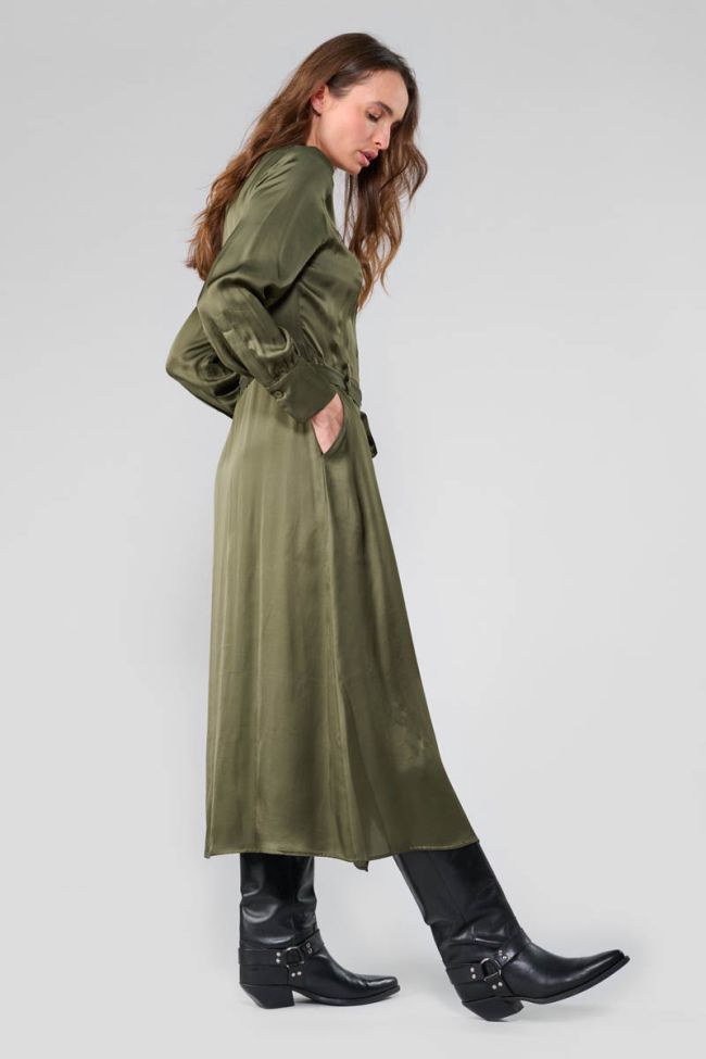 Langes kleid Sera in grün