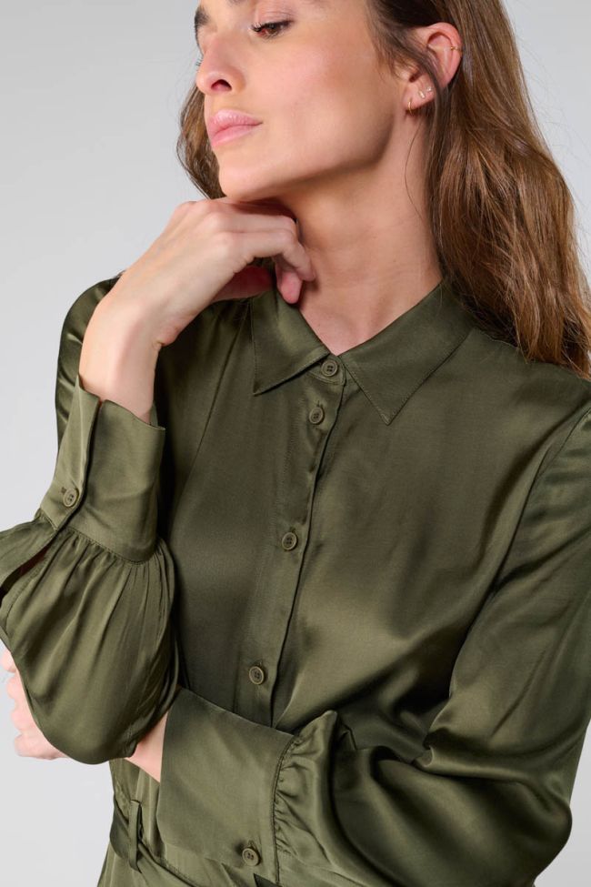 Langes kleid Sera in grün
